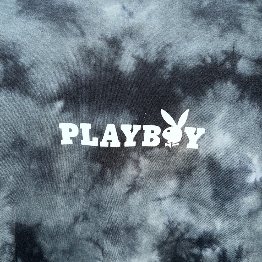 Pac Sun Playboy long sleeve tie-dye shirt. - Picture 3 of 5